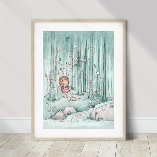 'Forest Lullaby' Wall Art Print