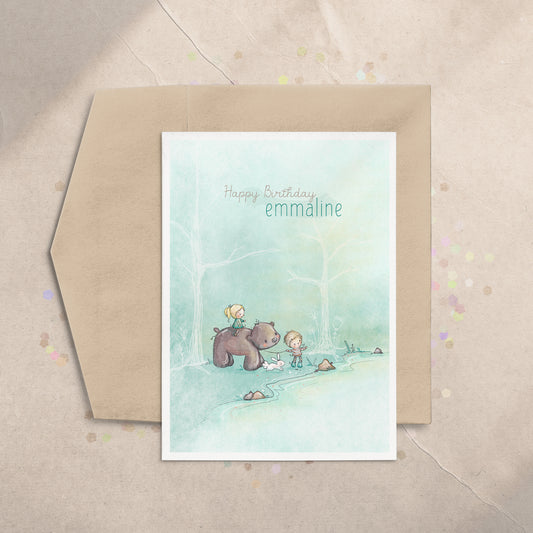 Forest Adventure 5x7 Greeting Card