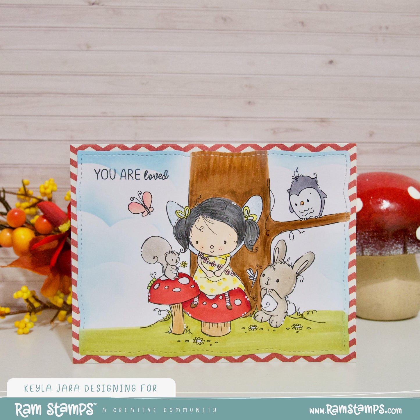 'Woodland Fairy' Digital Stamp