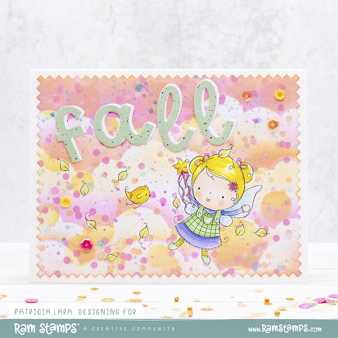 'Fairy & Birdy: Leaves' Digital Stamp