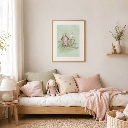 Princess Castle - Children's Art Print