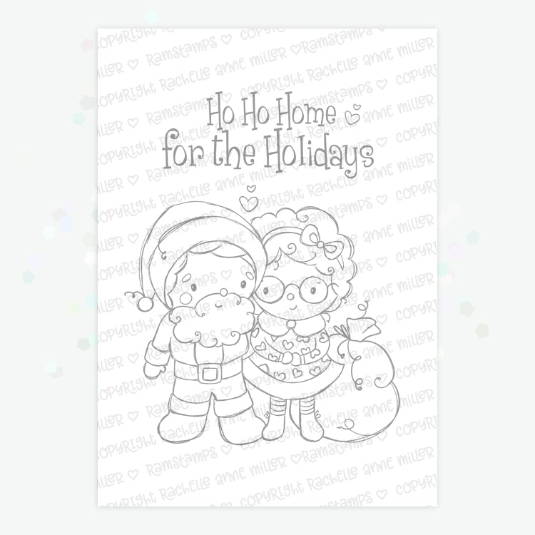 'Holly Jolly Christmas' Digital Stamp & Paper Set