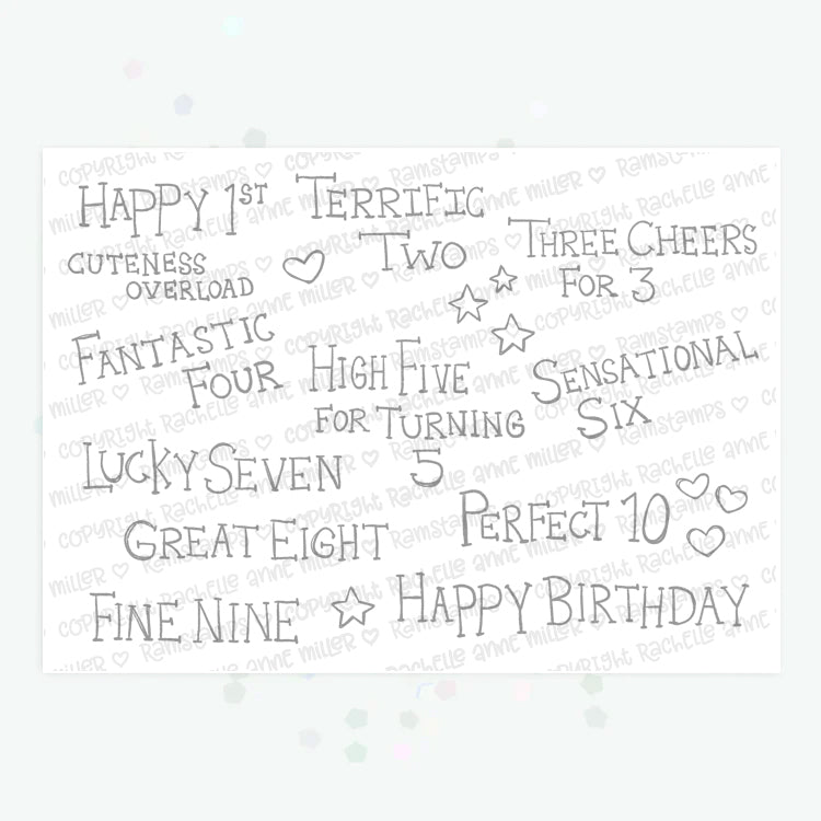 'Happy Birthday Creator - Sentiments' Digital Stamp – Rachelle Anne ...