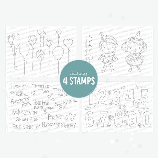 'Happy Birthday Creator' Digital Stamp Set