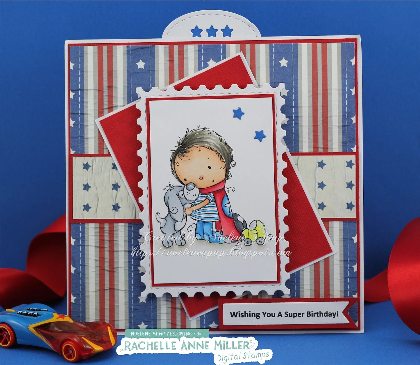 'Little Boy' Digital Stamp Set