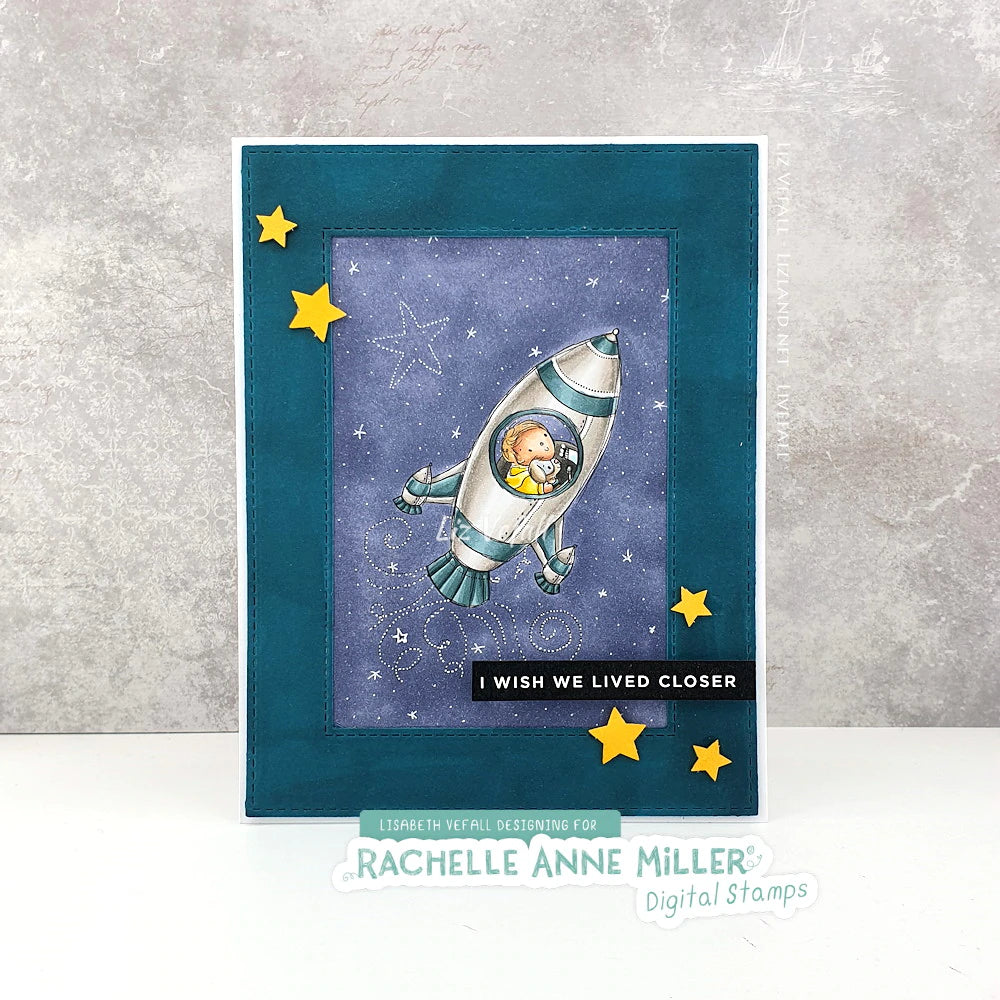 'Little Boy' Digital Stamp Set