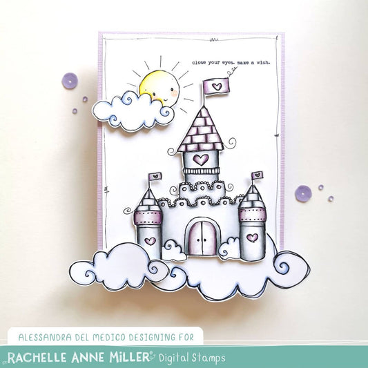 'Princess Castle Elements' Digital Stamp