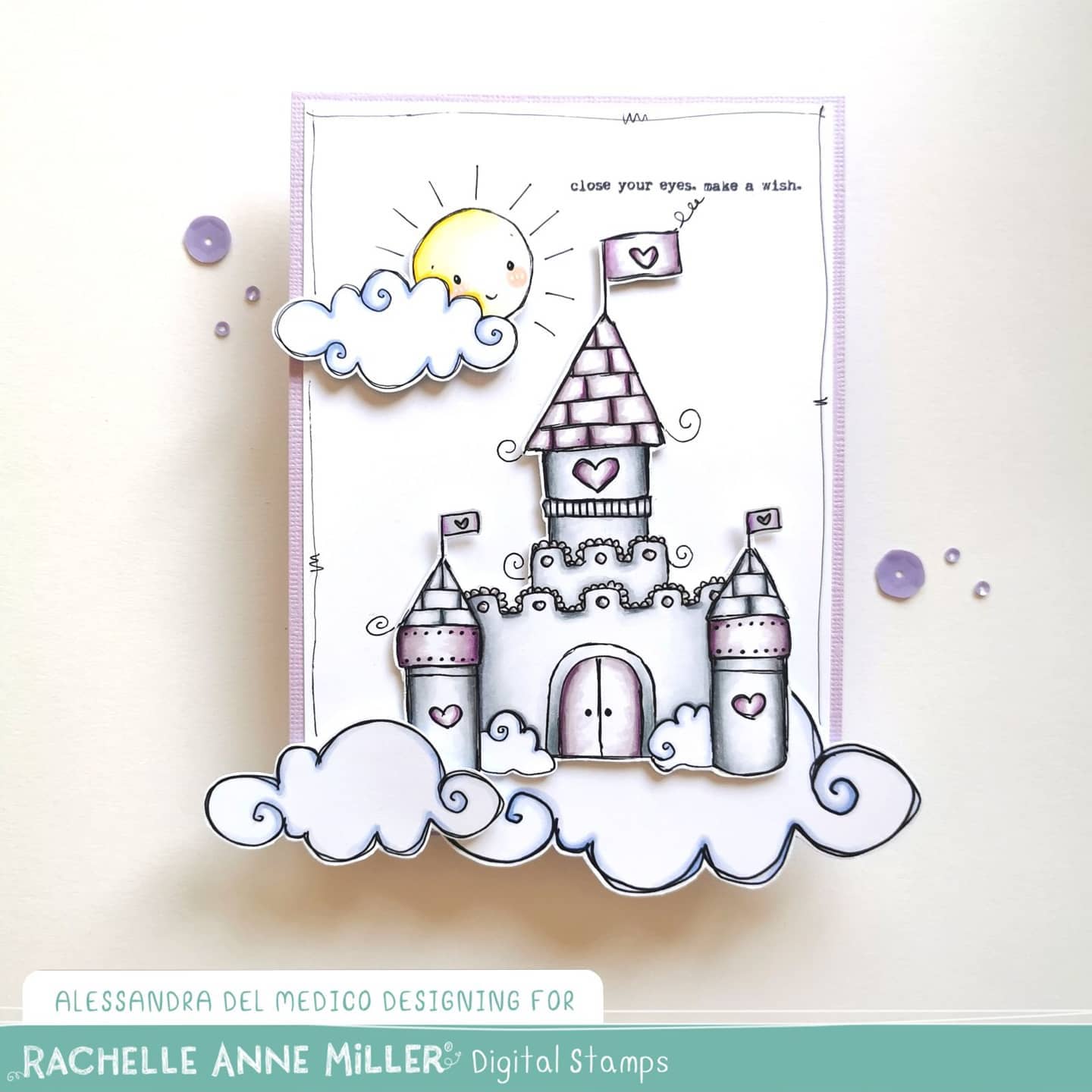 'Princess Castle Elements' Digital Stamp