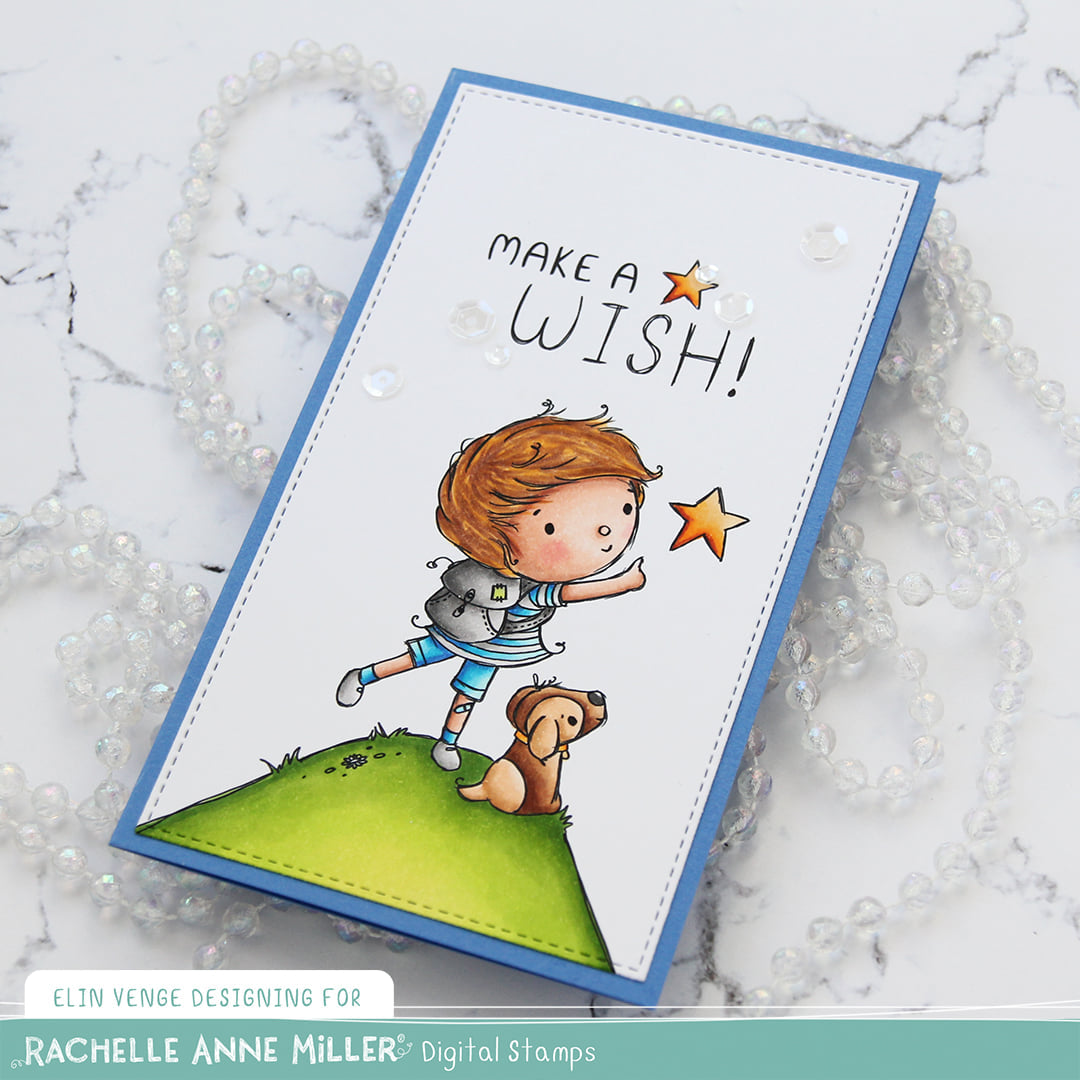 'Make a Wish' Digital Stamp
