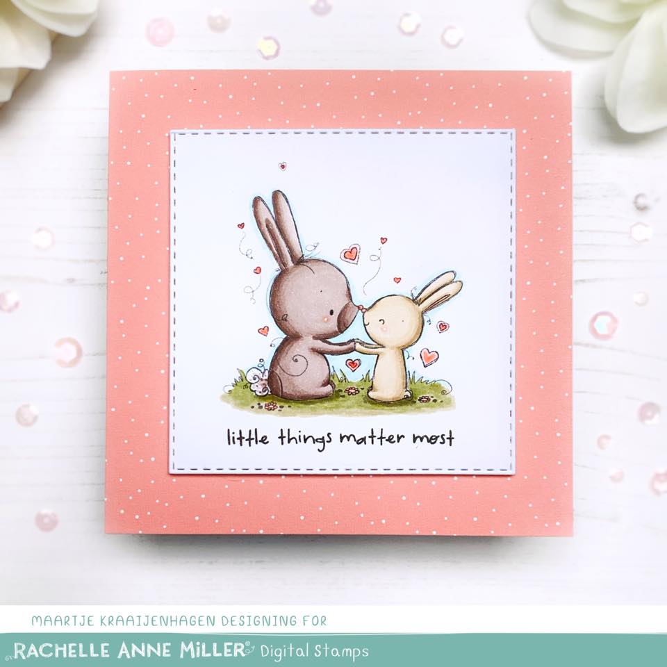 'Mummy Bunny' Digital Stamp