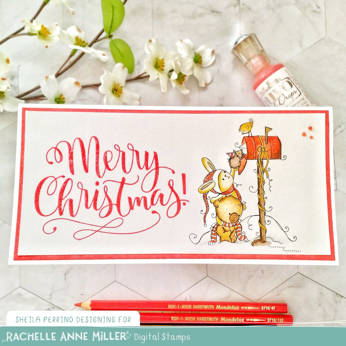 'Letter to Santa' Christmas Digital Stamp