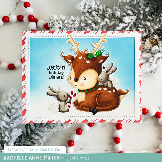 'Sweet Reindeer' Digital Stamp