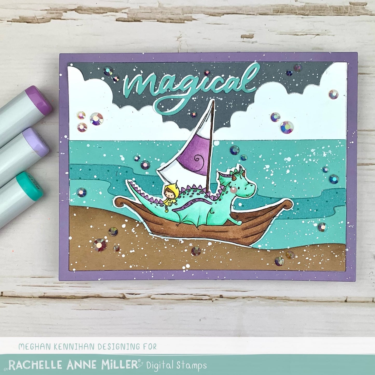 'Dragon Boat' Digital Stamp