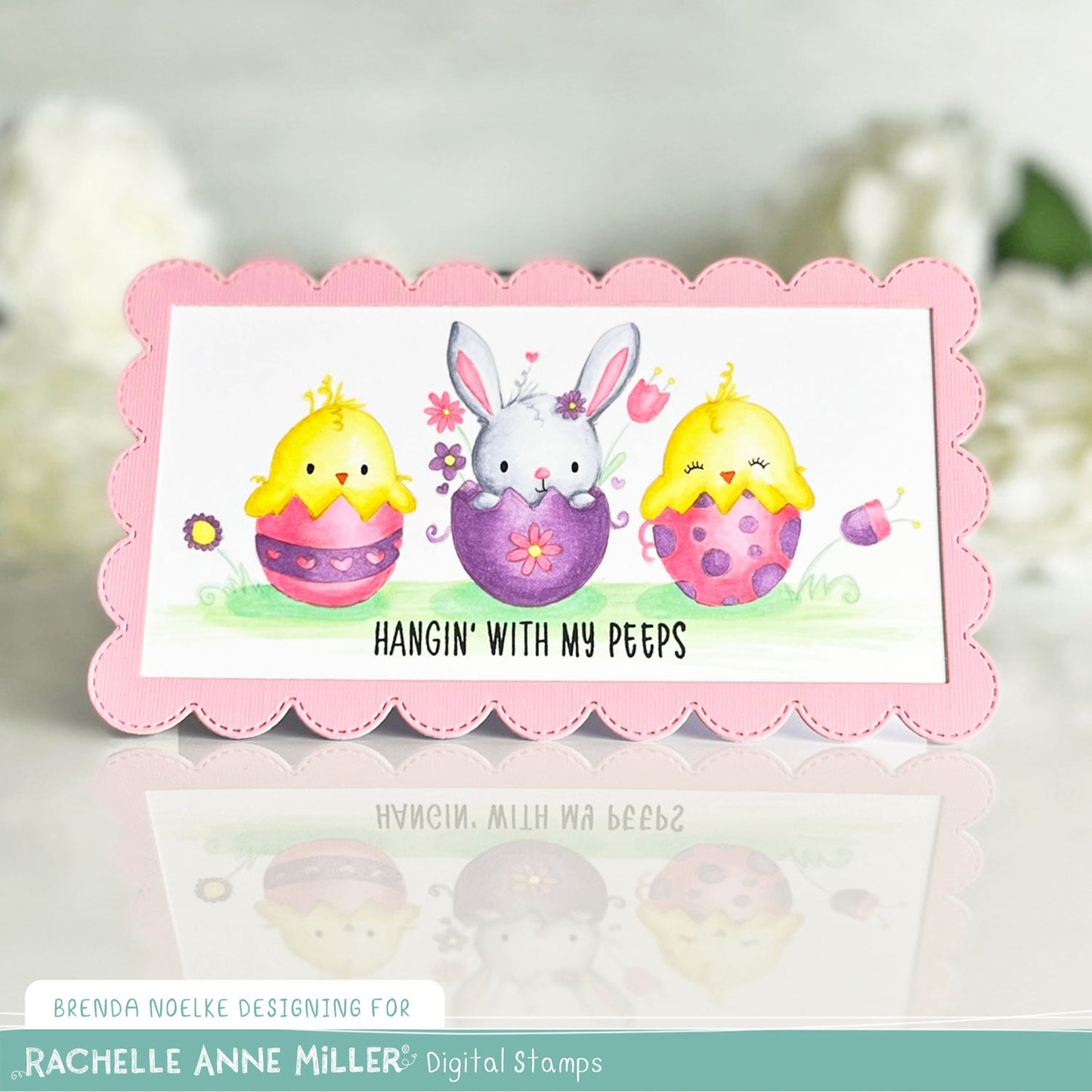 'Easter Eggs' Digital Stamp