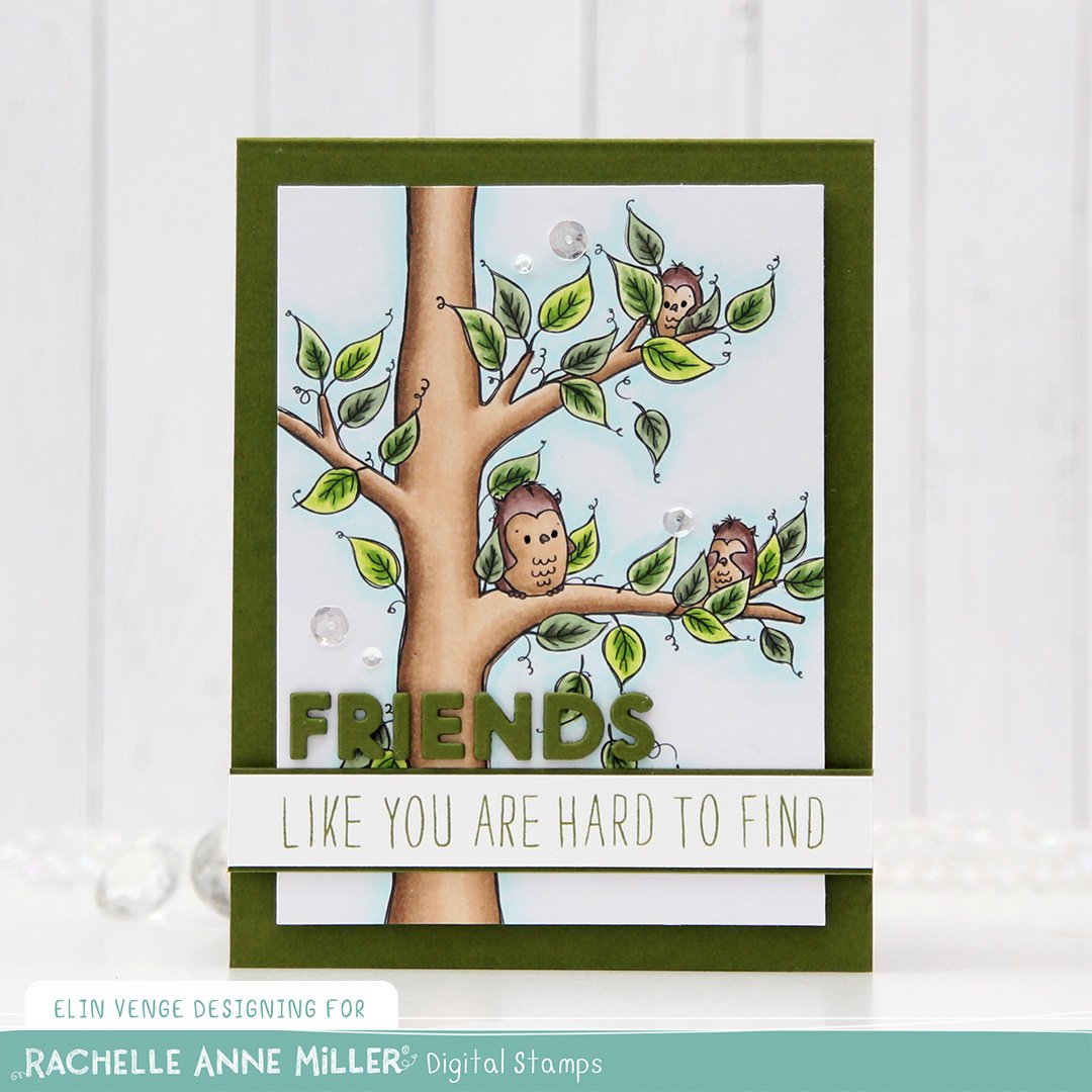 'Owl Find You!' Digital Stamp