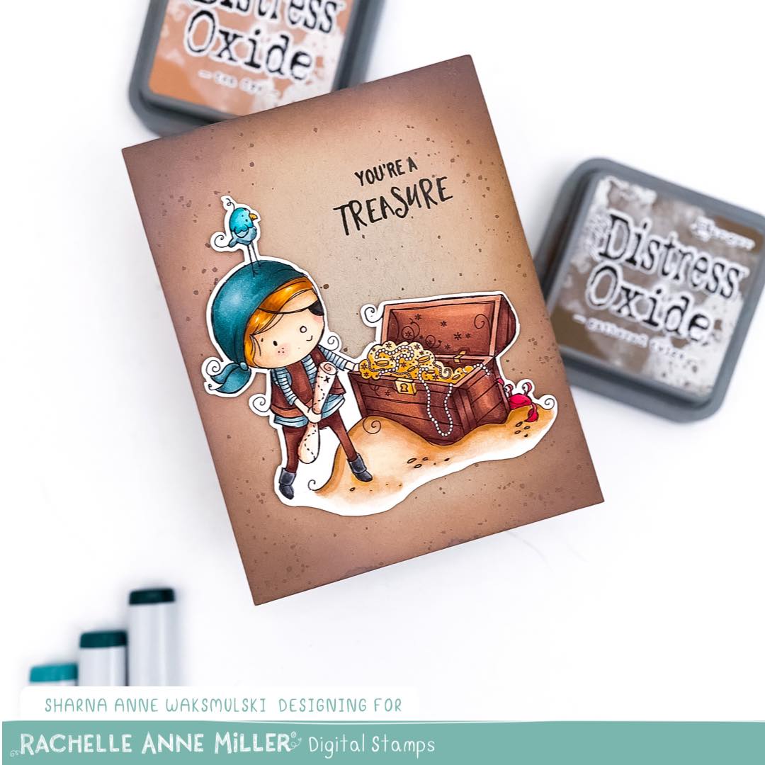 'Pirate Treasure' Digital Stamp