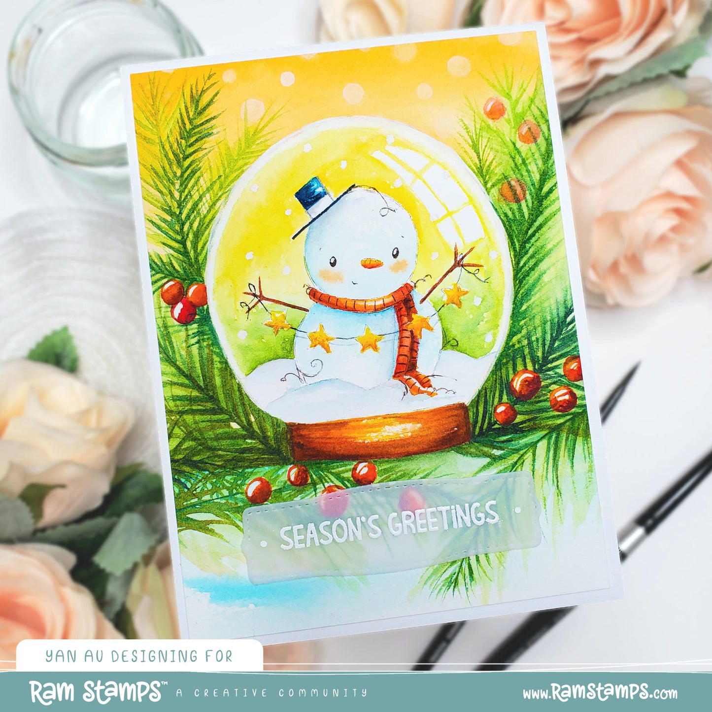 'Cute Christmas' Digital Stamp Set