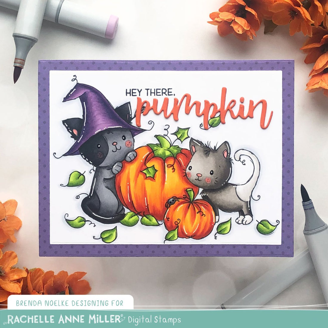 'Halloween Cats' Digital Stamp – Rachelle Anne Miller Creative Studios