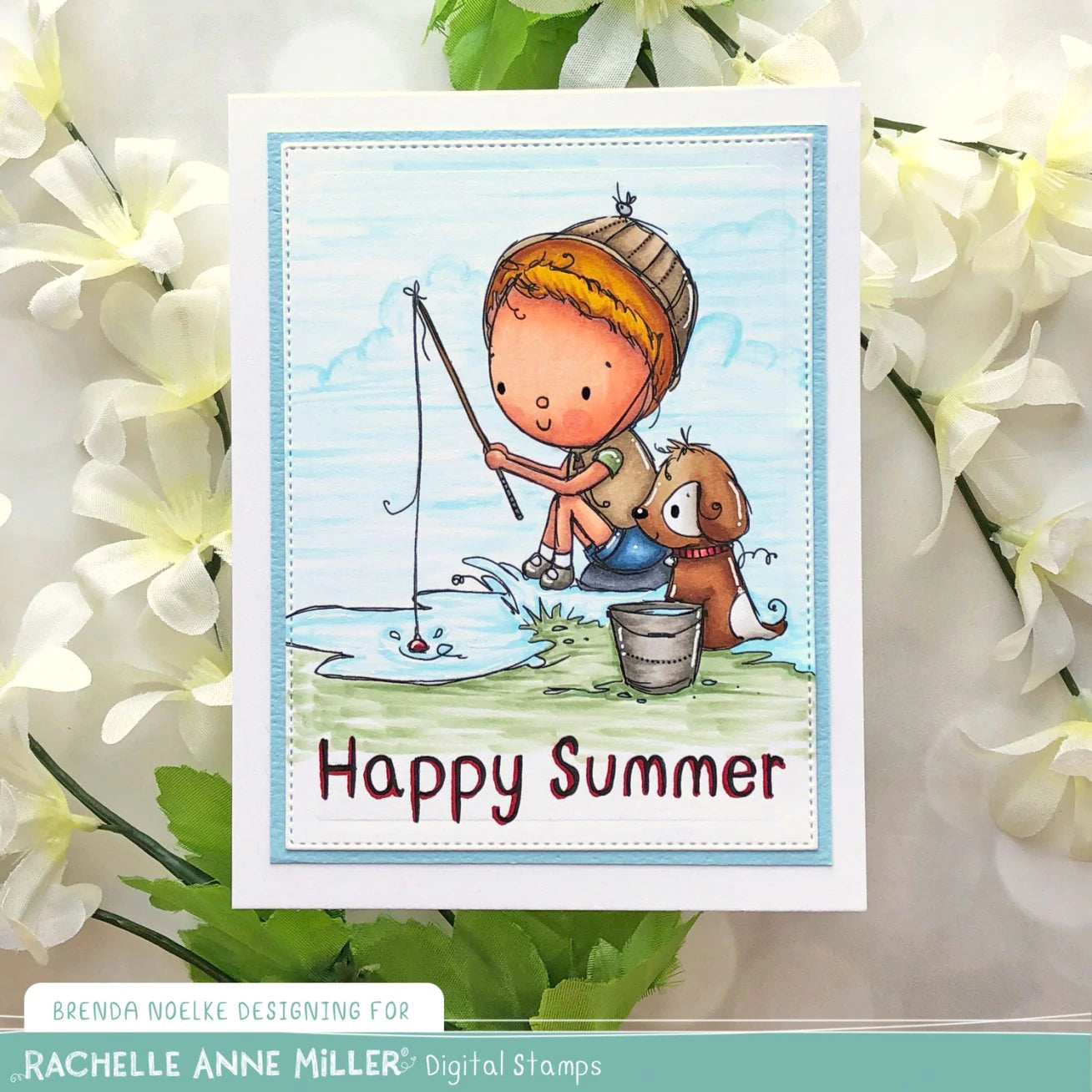 'Swinging Summer' Digital Stamp Set
