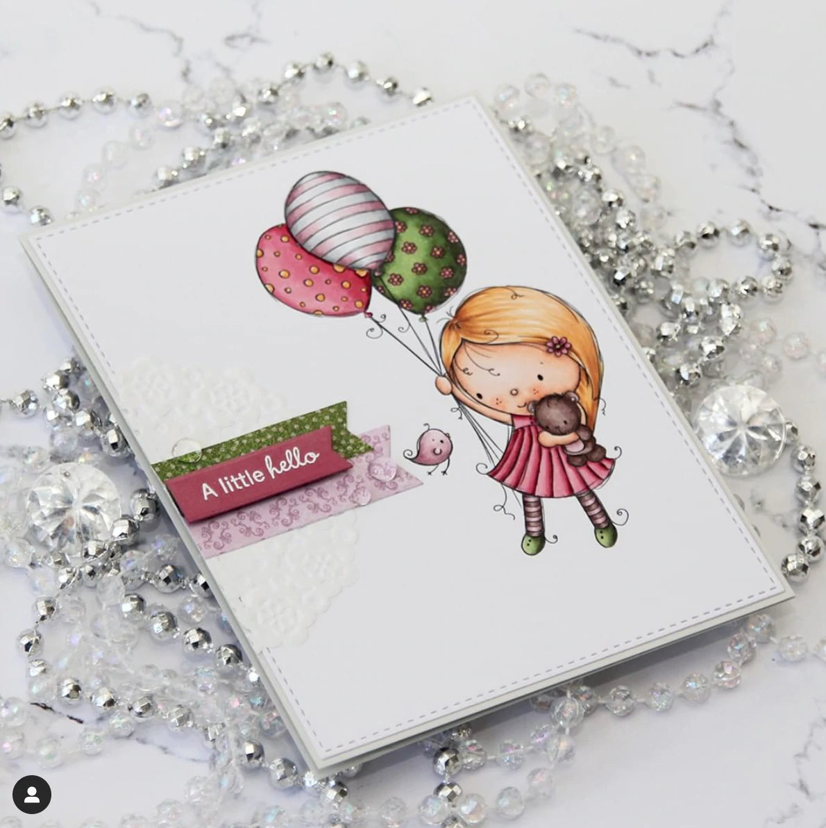 'Little Girl' Digital Stamp Set