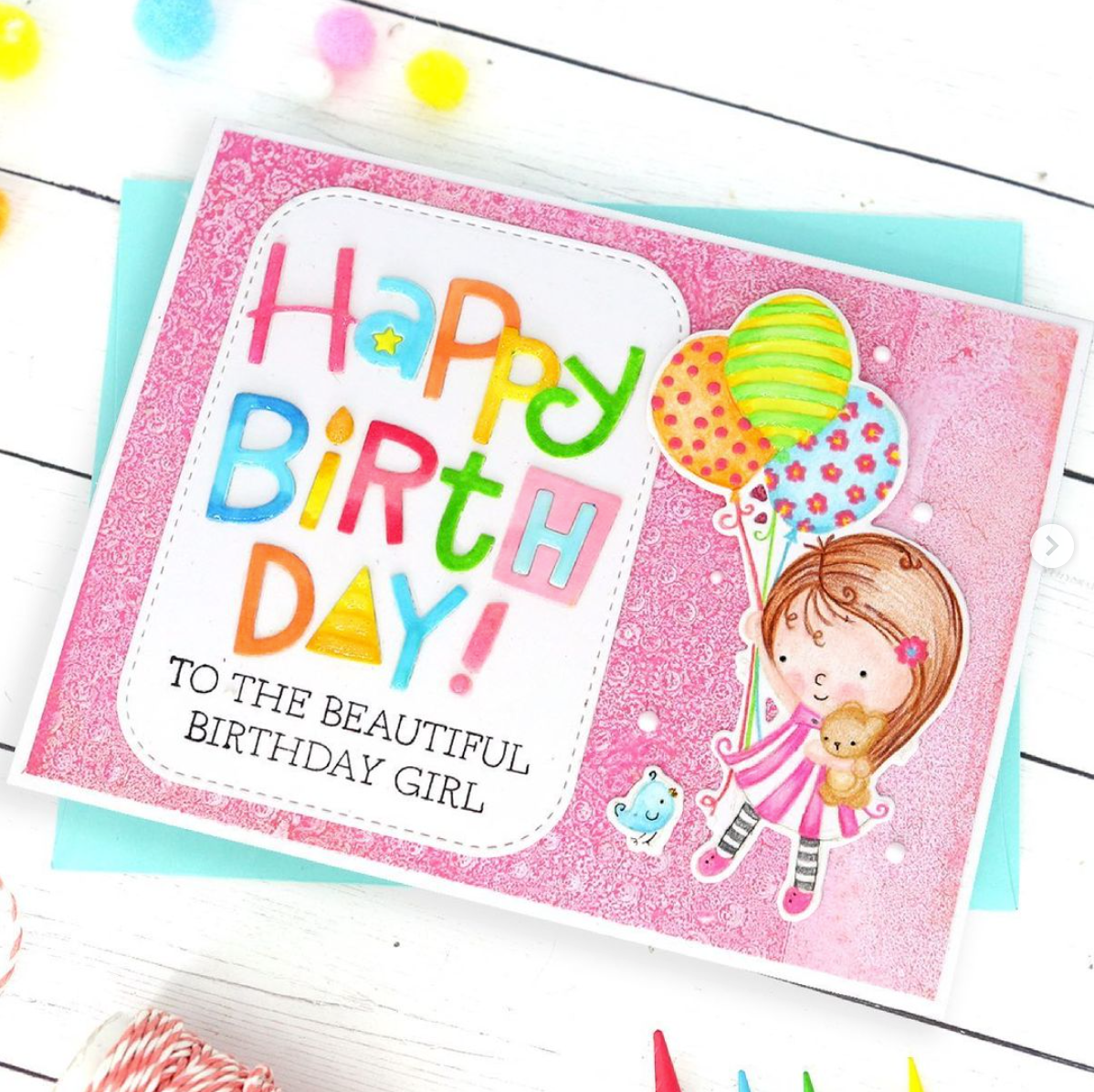 'Balloon Ride' Digital Stamp