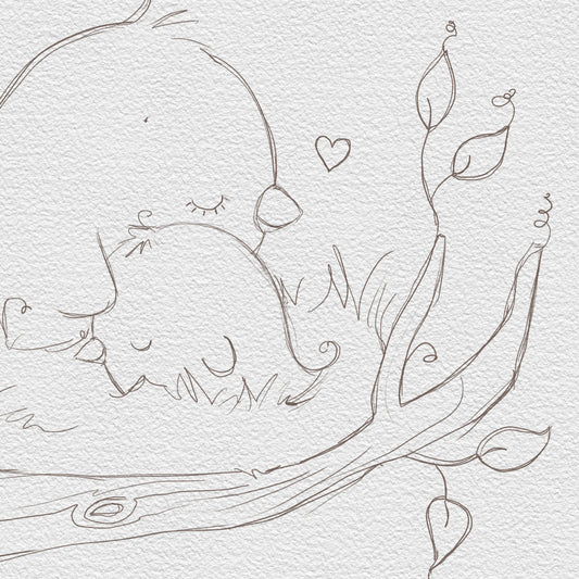 'Minimalist Animal Sketches' Children's Wall Art Print Set