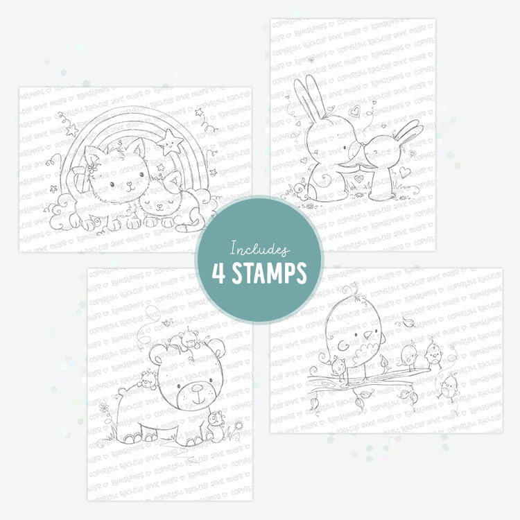 'Baby Animals' Digital Stamp Set
