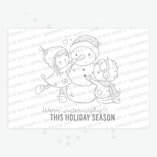 Snowy Christmas' Digital Pattern Paper Pack – Rachelle Anne Miller Creative  Studios