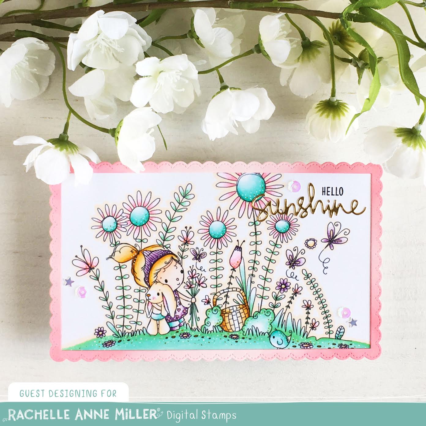 'Flower Garden' Digital Stamp