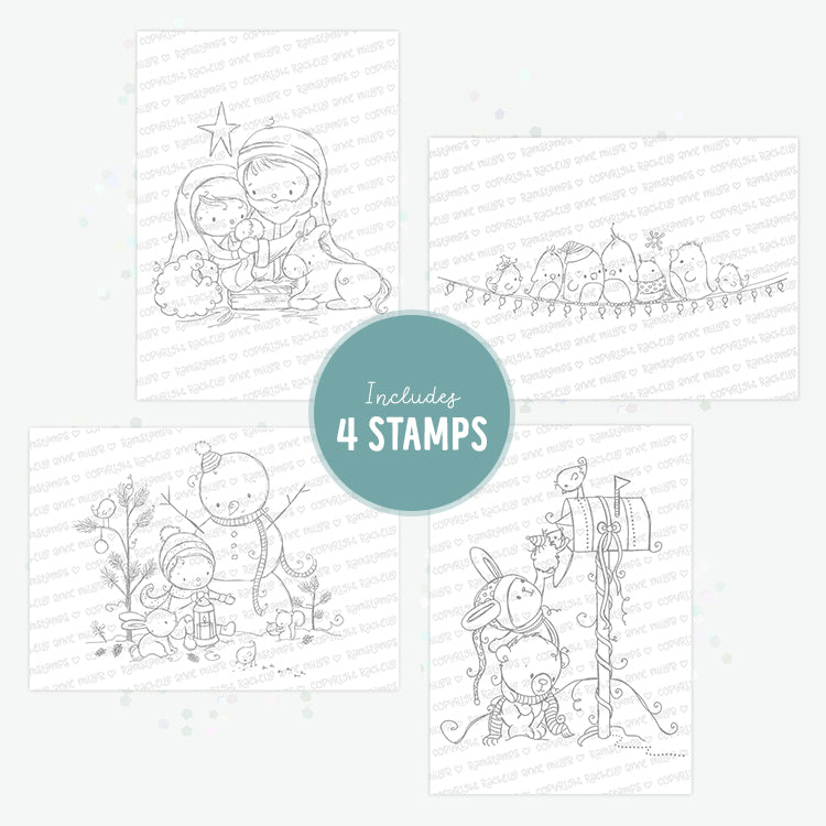 'Christmas in July' Digital Stamp Set