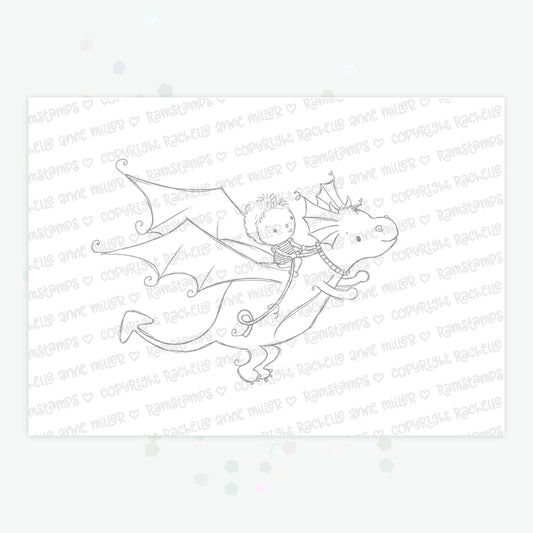 'Dragon' Digital Stamp