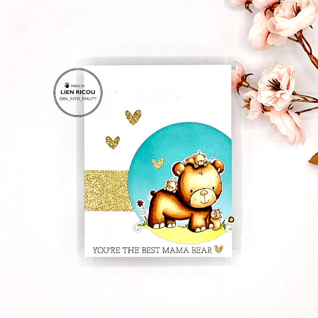 'Mummy Bear' Digital Stamp