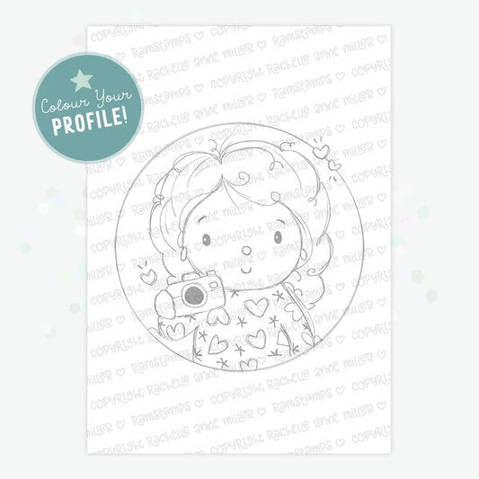 'Fabiola's Photography' Profile Digital Stamp