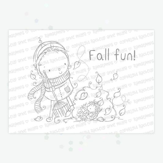 'Fall Fun' Digital Stamp