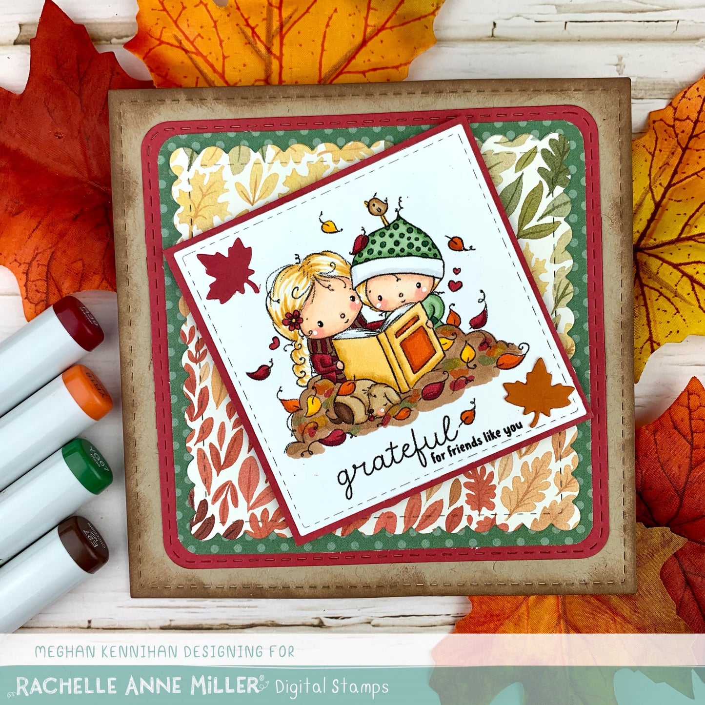 'Autumn Friends' Digital Stamp