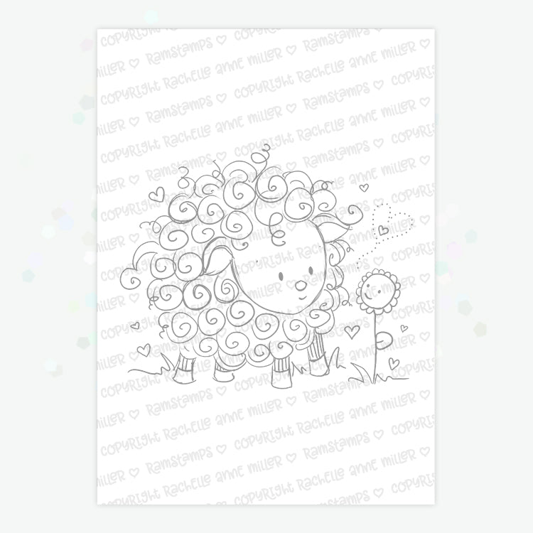 'Fluffy Friend' Digital Stamp