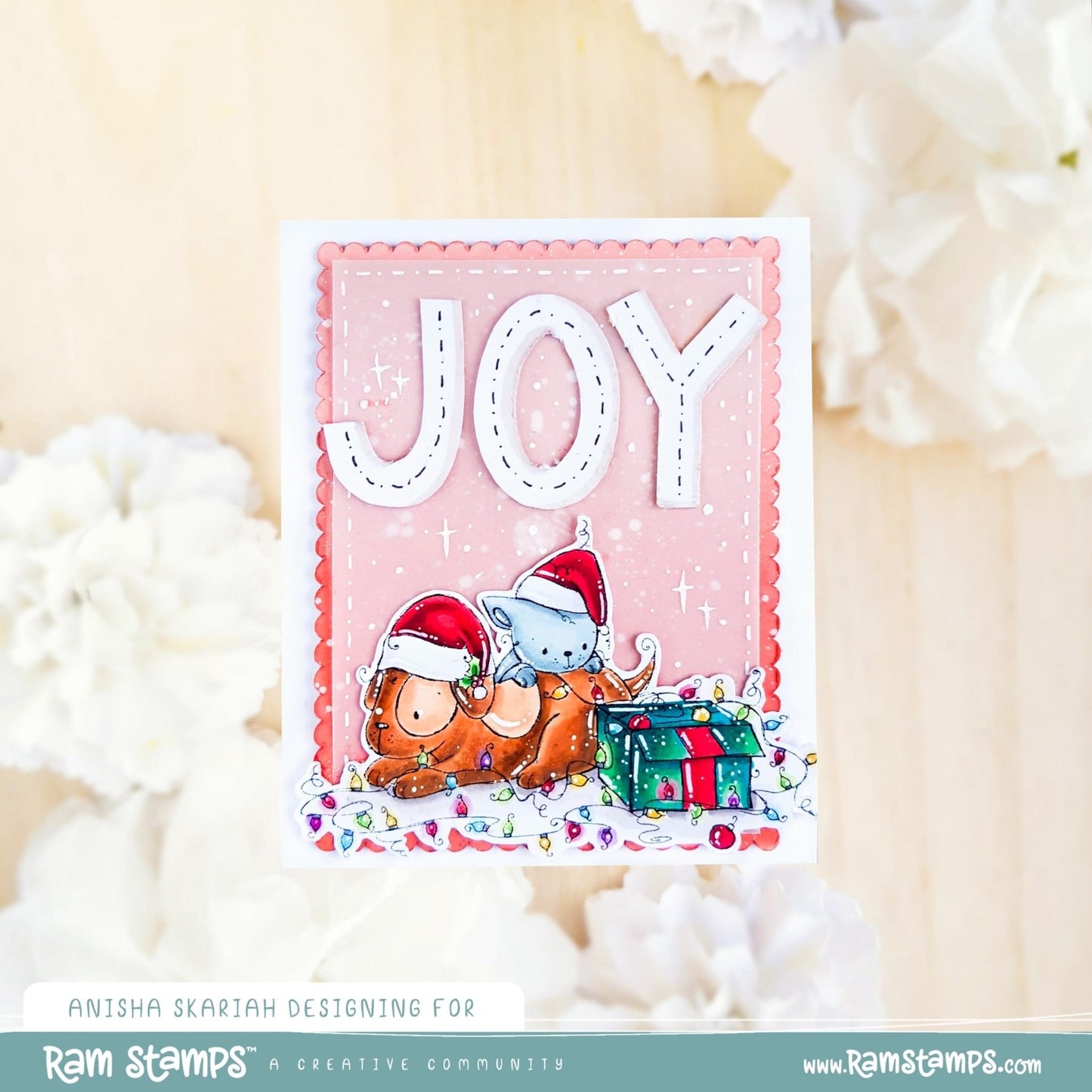 'Furry Friends' Christmas Digital Stamp