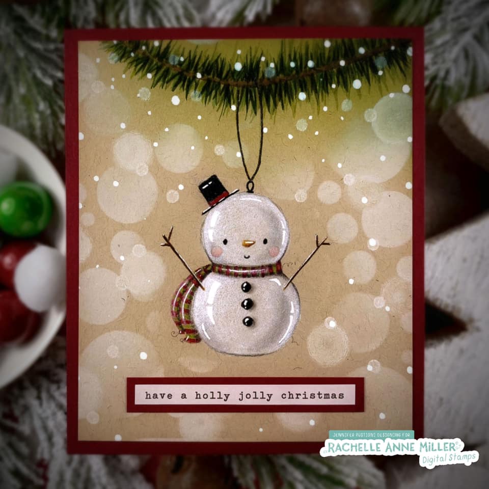 'Christmas Ornaments' Digital Stamp