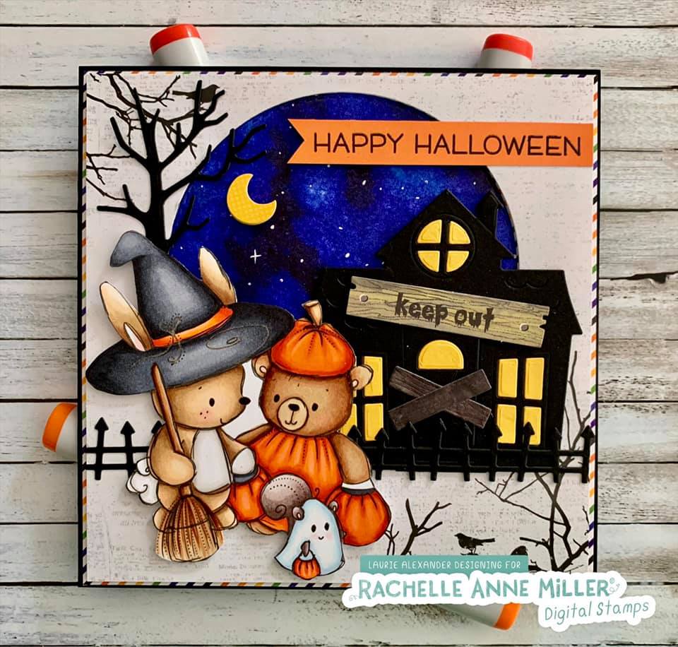 'Halloween Costumes' Digital Stamp