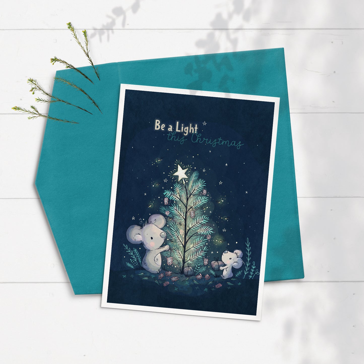 'Be the Light' Christmas Card