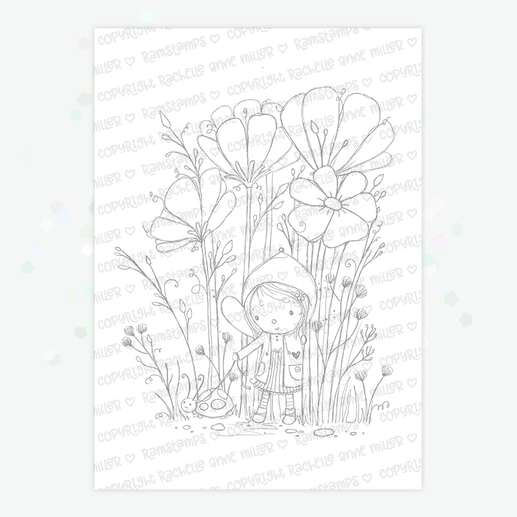 'Little Fairy' Digital Stamp