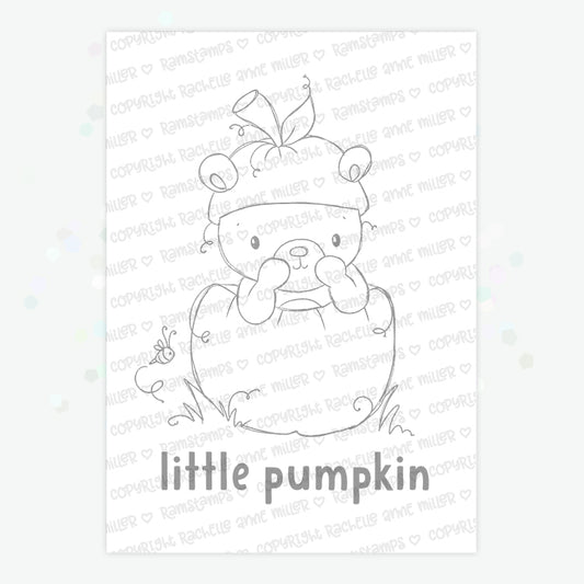 'Little Pumpkin' Digital Stamp