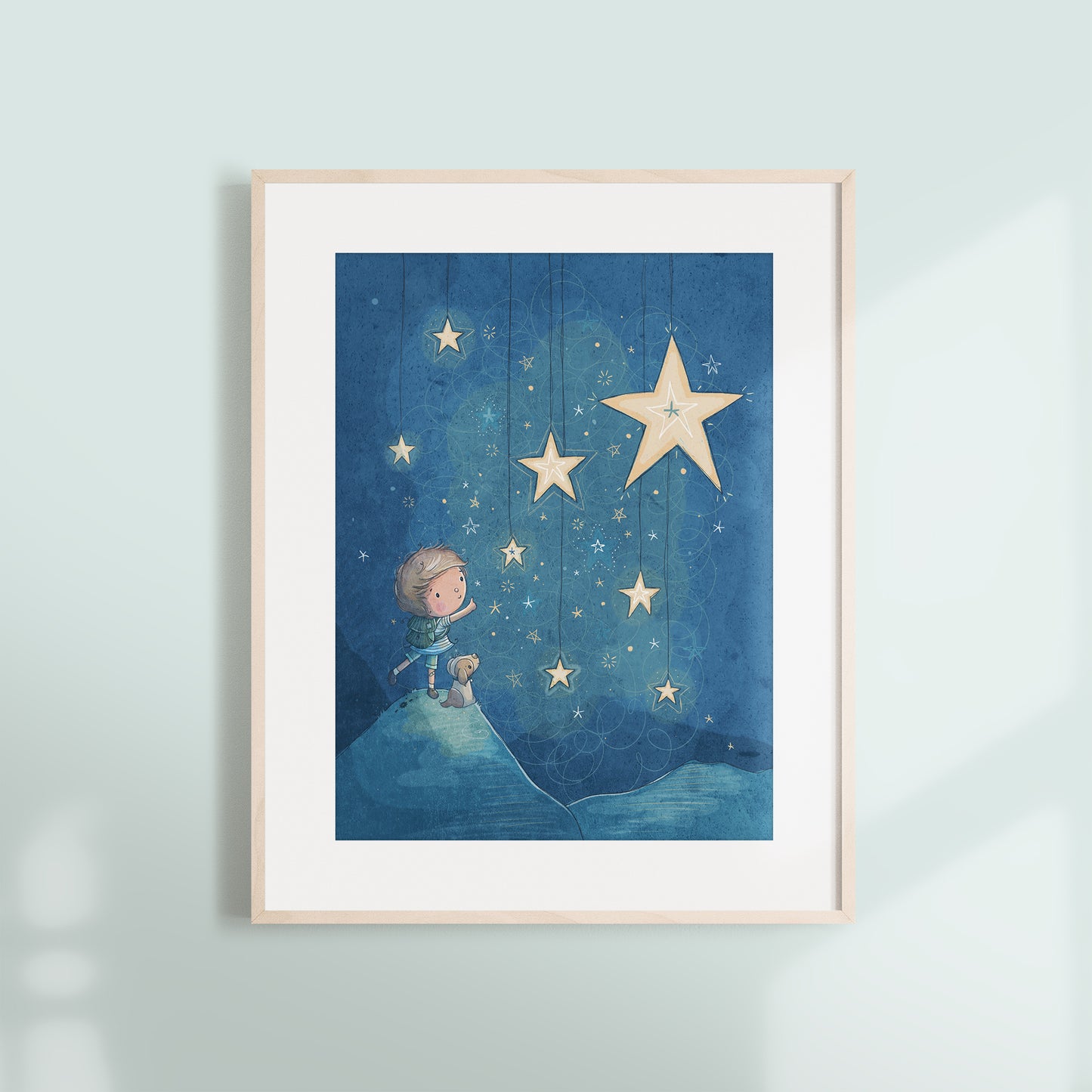 'Make a Wish' Children's Wall Art Print