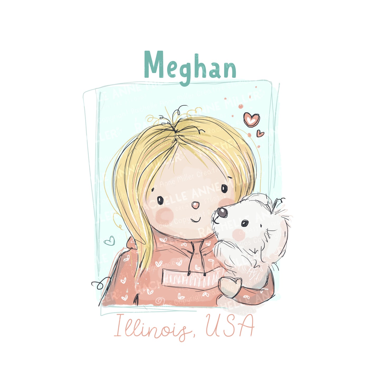 'Meghan's Cuddler' Profile Digital Stamp