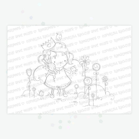 'Princess Castle' Digital Stamp