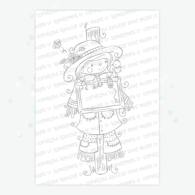 'Scarecrow' Digital Stamp
