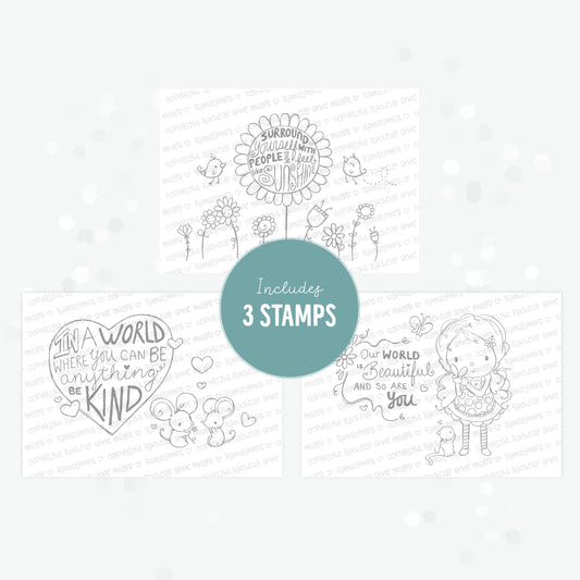 'Positivity' Digital Stamp Set