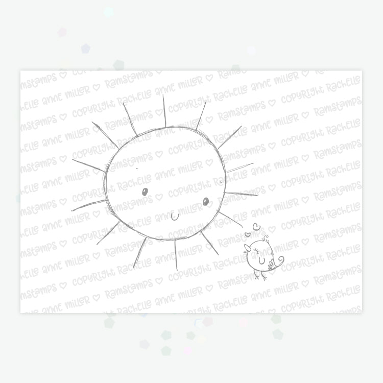 'Sun Song' Digital Stamp