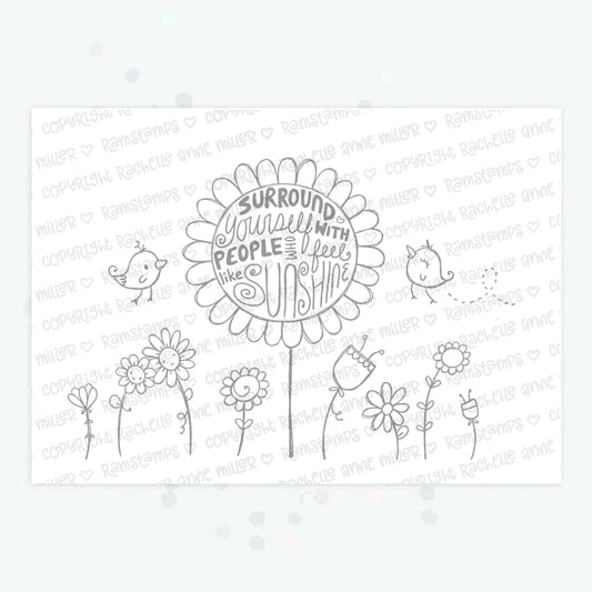 'Feel Like Sunshine' Digital Stamp