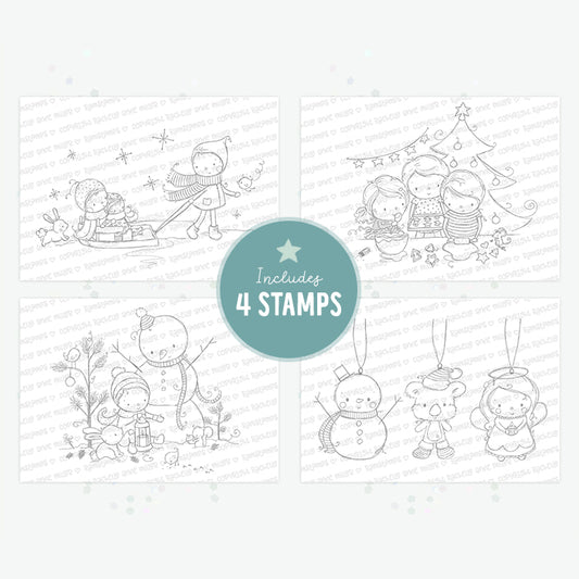 'The Holidays' Digital Stamp Set